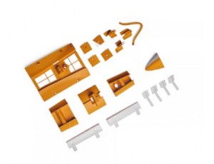 Freewing Ares 3D Yellow 90mm EDF Jet Plastic Parts Set